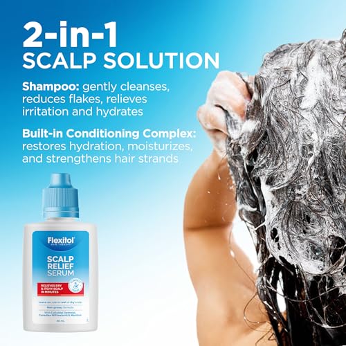 Image of Flexitol Scalp Relief Shampoo & Conditioner Twin Pack, Dry Scalp Care with Colloidal Oatmeal, Gentle Daily Hair System