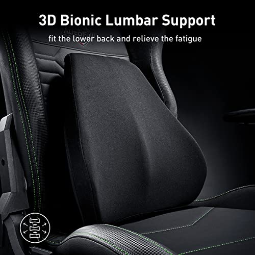 Autofull C3 Gaming Chair Ergonomic Office Chair With 3D Bionic Lumbar Support Racing Style Pu Leather Computer Pc Chair For Adults With Footrest,Black #TOP1