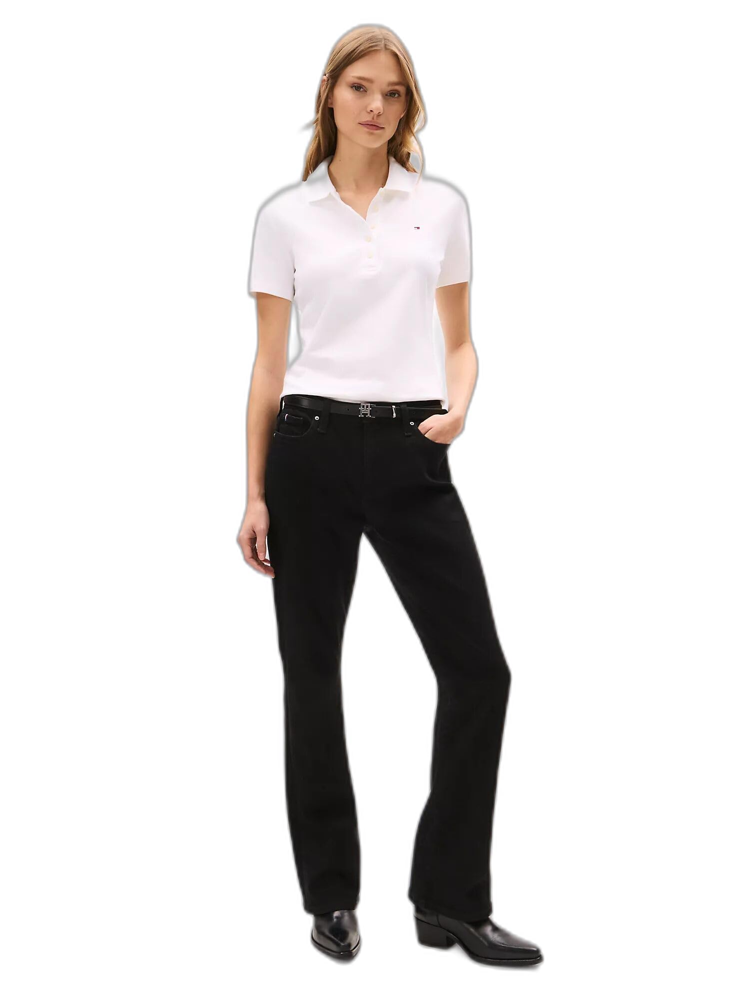 Tommy Hilfiger Women's Slim Pique Polo
