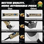 Hair Clippers for Men, Professional Hair Trimmer Zero Gapped T-Blade Trimmer Cordless Rechargeable Edgers Clippers…