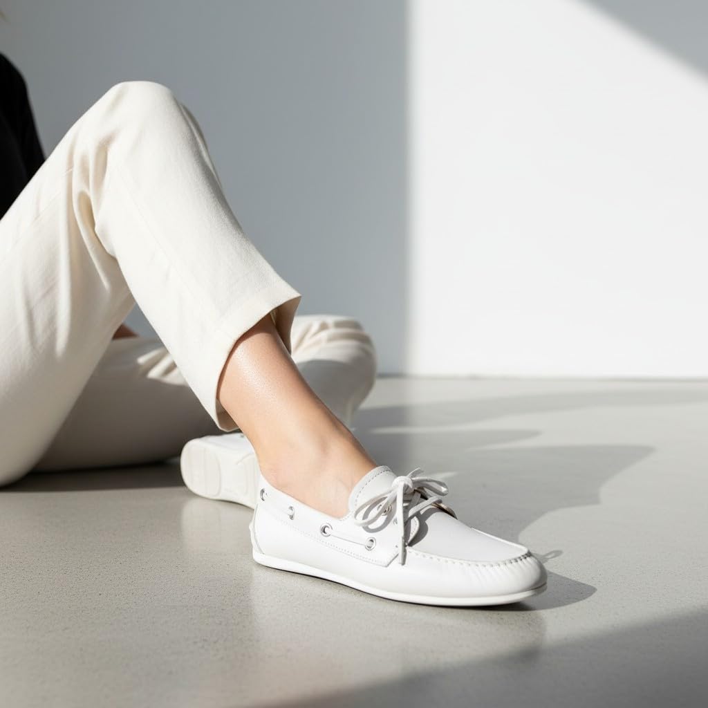 CUSHIONAIRE Anchor Damen-Sneaker zum Hineinschlüpfen, leichte Bootsschuhe