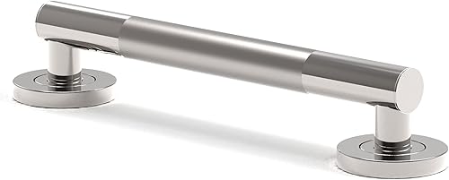 Miniatura 3 de AmeriLuck Barra de seguridad de baño de diseñador con agarre antideslizante Peened Grip, capacidad de carga de 500 libras compatible con ADA,