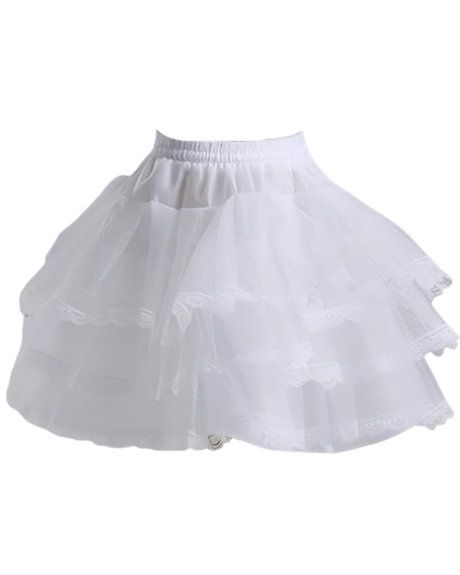 NSPSTT Women's Anime French Maid Petticoat for Lolita Cosplay Costume - Adjustable Crinoline Petticoat with drawstring — image 1