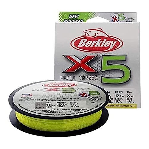 X5 150M Fluro Grün Geflochtene Schnur