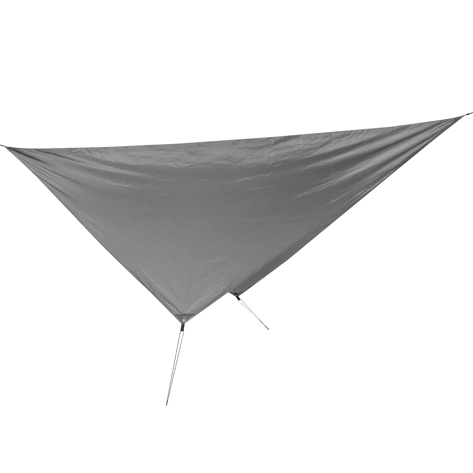 Telo da campeggio Impermeabile Leggero Durevole Tettuccio da esterno Copertura ombreggiante per Spiaggia Picnic Amaca Rifugio da campeggio Poliestere 360x290 cm Grandi dime (Grigio)