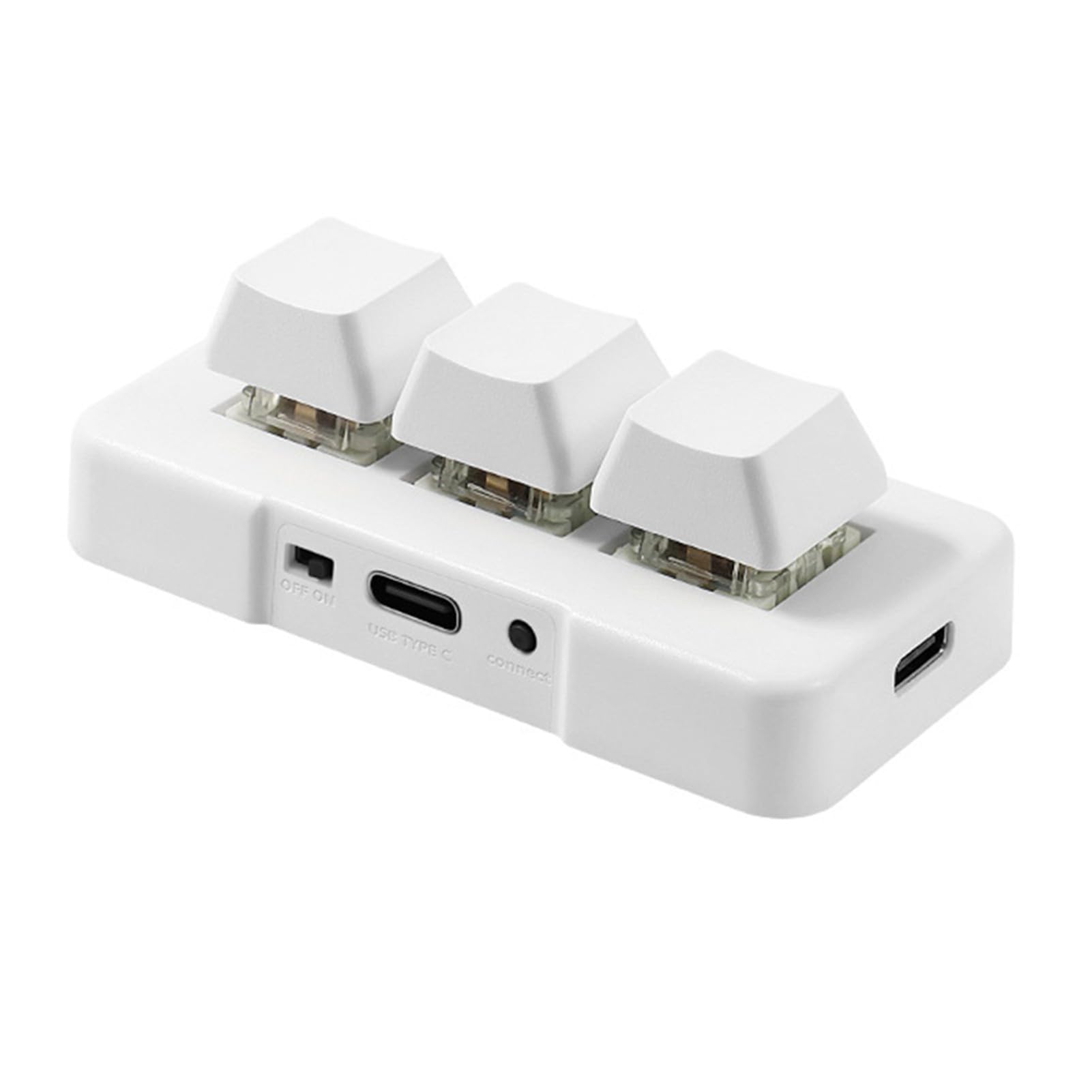 Mini clavier personnalisable mécanique Bluetooth 2.4G USB pour jeu et multimédia - 3