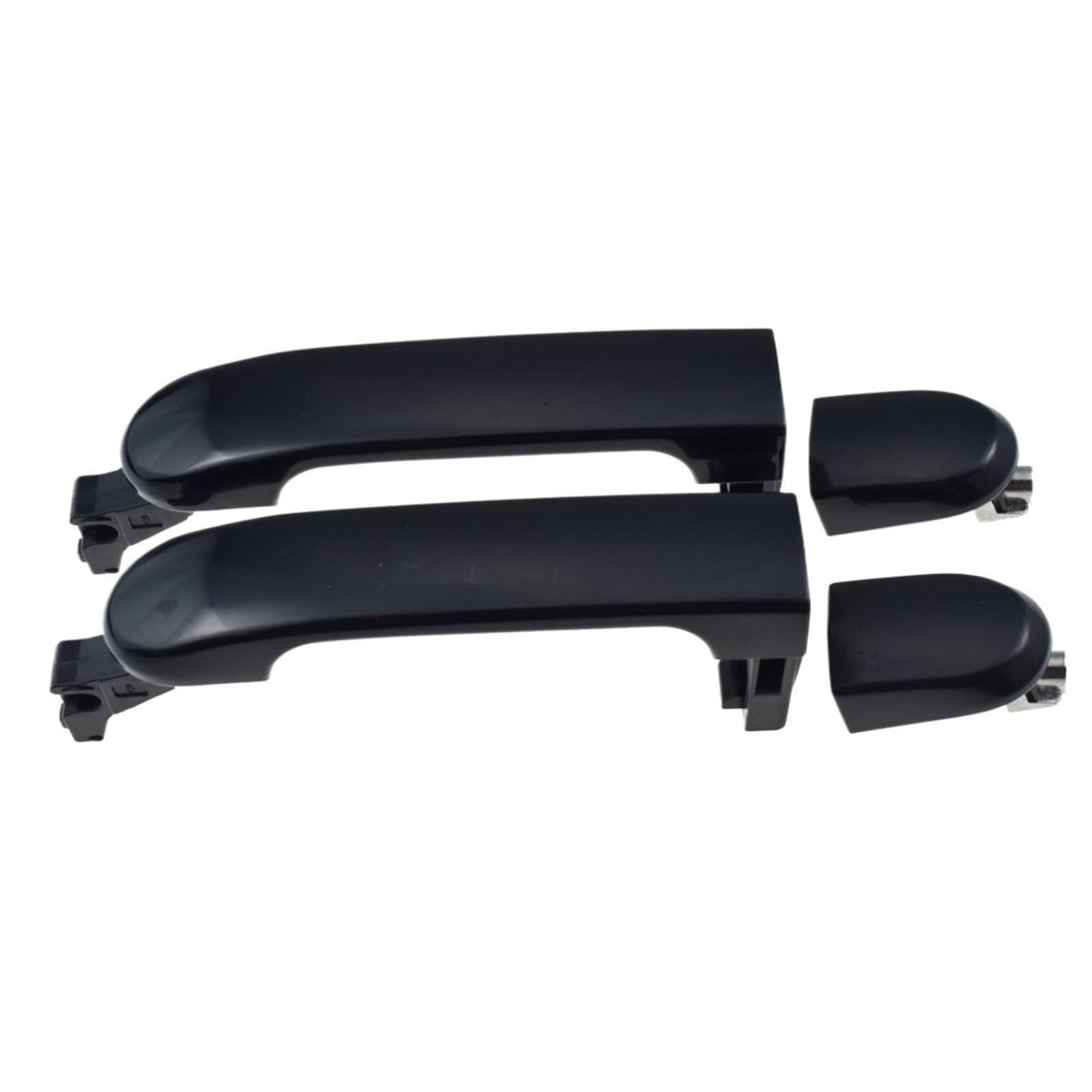 Qjahxkf Rear Lh Rh Replacement Exterior Door Handles Black Front Rear Left Right Outside Car Door Handle For Nissan For Versa 1.6L 1.8L 2007-2012 For Tiida 2007-2011 Outer Handle(Rear Lh Rh)