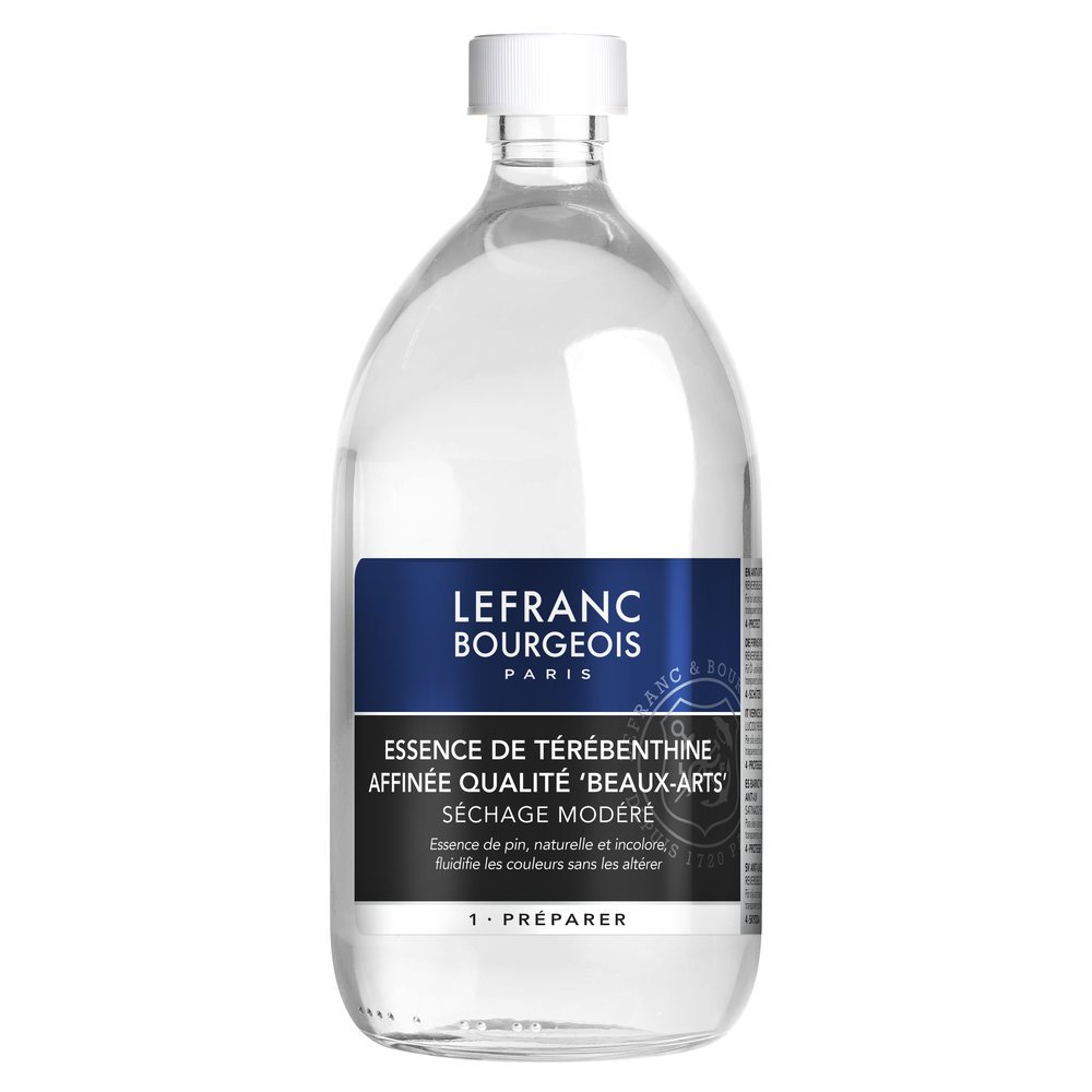 Lefranc & Bourgeois Malmittel, gereinigtes Terpentinöl für Ölfarben 1 Liter
