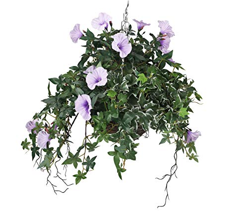Closer2Nature - Cesta Colgante Artificial Morning Glory