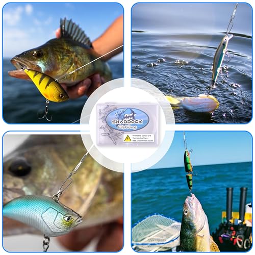 12 piezas de líderes de nylon para pesca miniatura 6