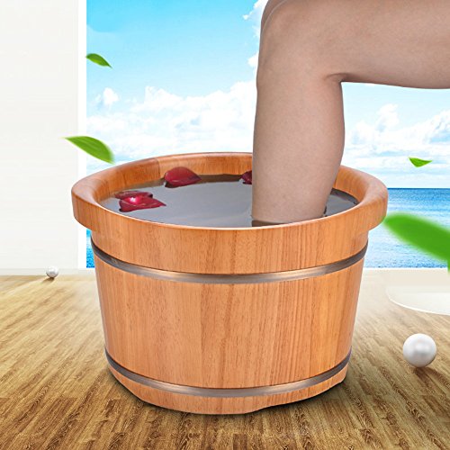 Pediluvio de Madera de Roble con Masaje miniatura 5