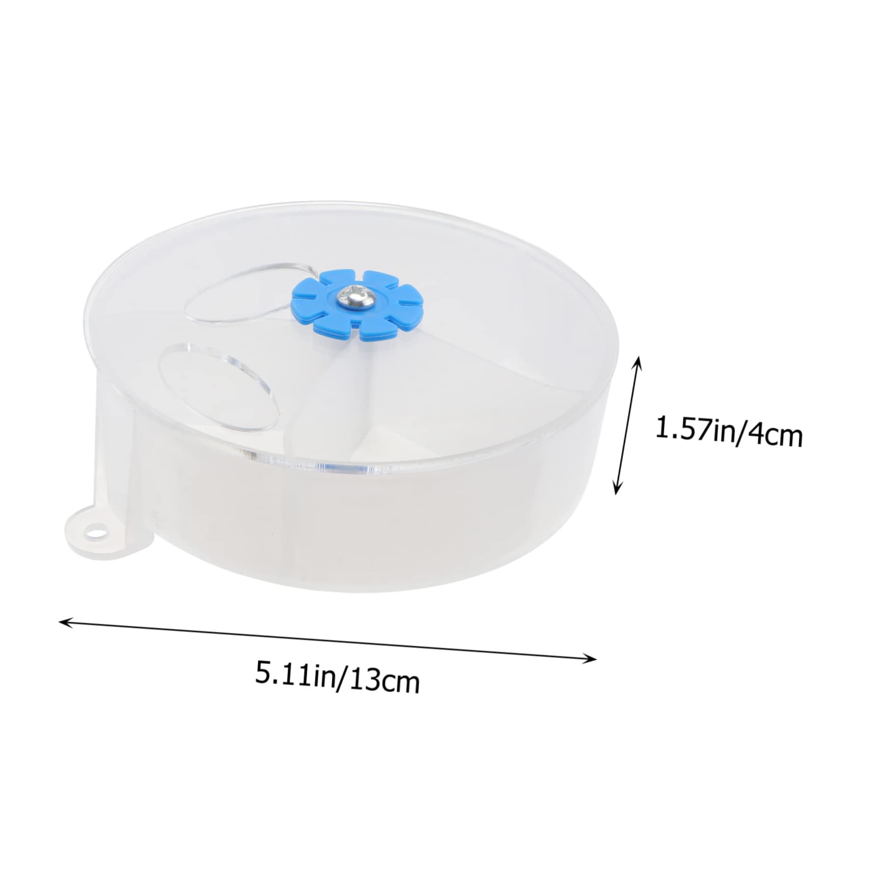Acrylic Compartment Foraging Ball Puzzle for Parrots Durable Bird Food Container Interactive Treat Dispenser for Pet Birds Easy Installation Design - image 2