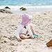 i play. Toddler Flap Sun Protection Swim Hat, Light Pink, 2T-4T