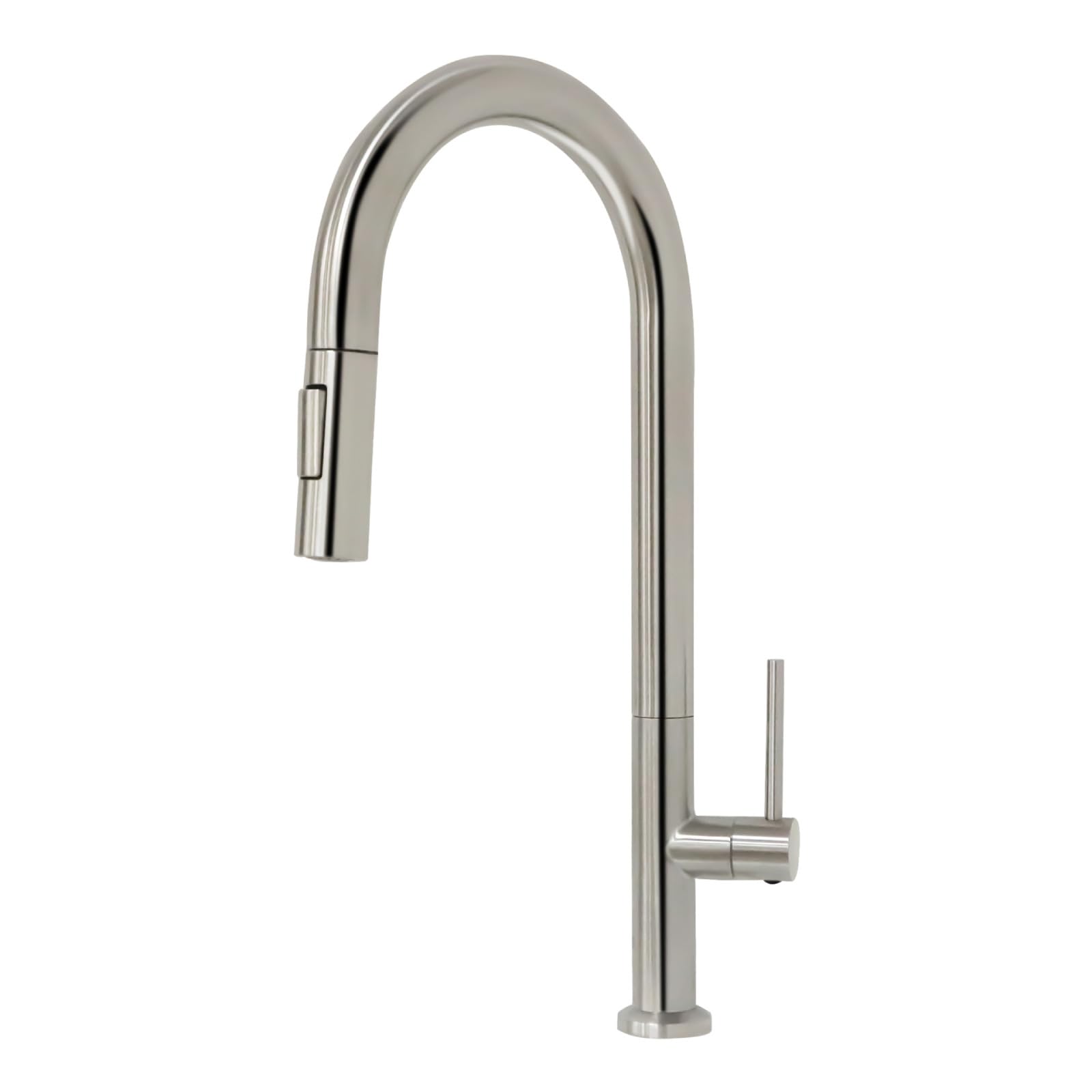Fanjubei Brushing And Hot Or Cold Pull-Out Faucet 304 Stainless Steel Hot And Cold Kitchen Faucet, Brushed Hot And Cold Faucet