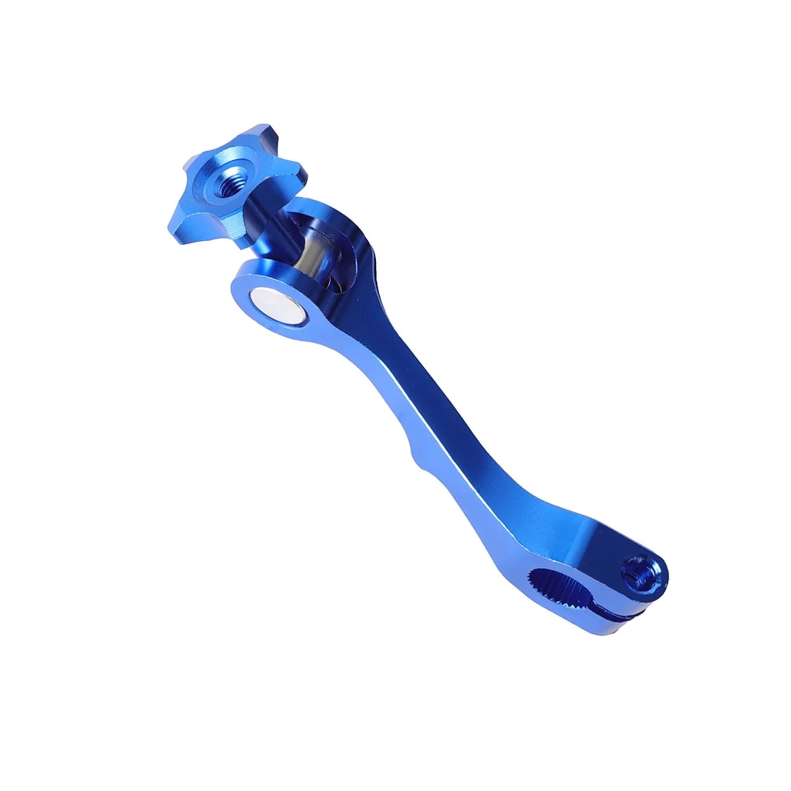 Hewpngs Blue Motorcycle Cnc Rocker Arm Rear Brake Adjustable Tension Lever For Motorbike Pit Dirt Bike Universal Modification Accessories Shifts Levers