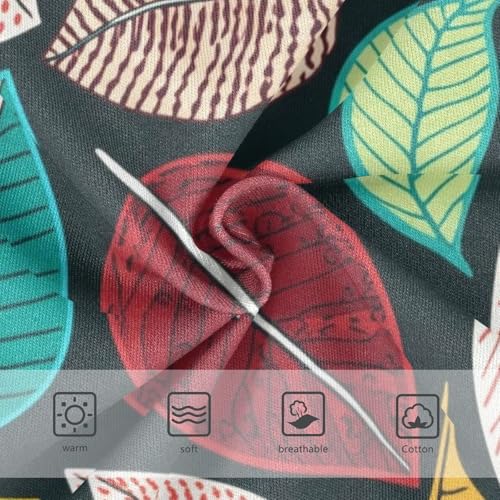 Cotton Girls Underwear Toddler Colorful Leaves Panties Little Girl Personalized Underpants Briefs 2t3