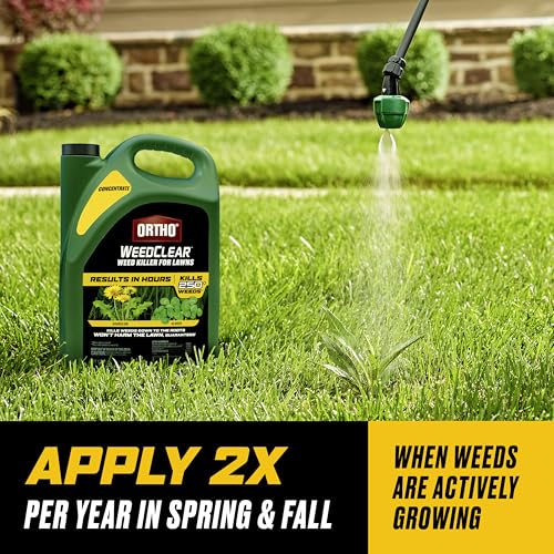 Image of Ortho WeedClear Weed Killer for Lawns Concentrate, 1 gal. | Weed Killer Concentrate, Won't Harm Grass When Used as Directed, Kills Dandelion & Clover, Treats Up to 64,000 sq. ft.