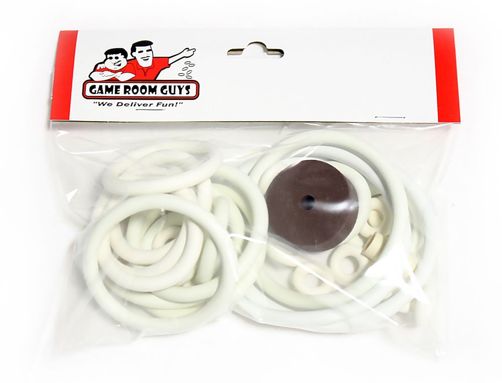 Game Room Guys Gottlieb Straight Shooter Pinball White Rubber Ring Kit
