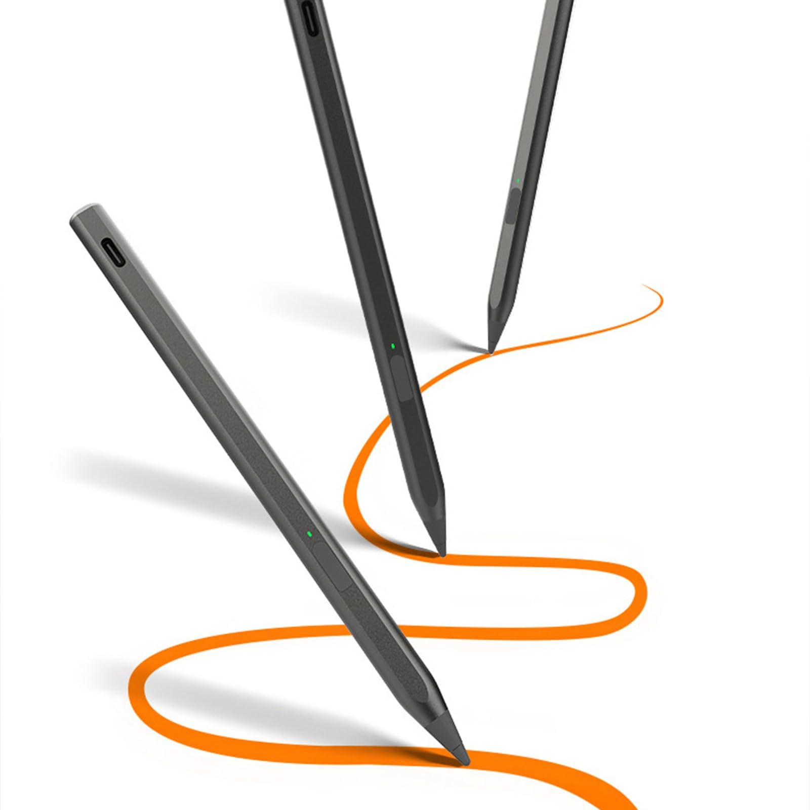 Lápiz capacitivo para tableta, lápiz digital de repuesto, marcador alternativo 4096, presión ligera, escritura