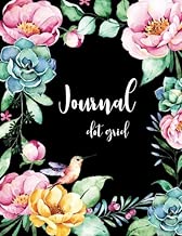 Dot Grid Journal: Hand Lettering Bullet Notebook, Blank Dot Grid Practice Workbook with over 50 Line Drawing Doodles for Tracing