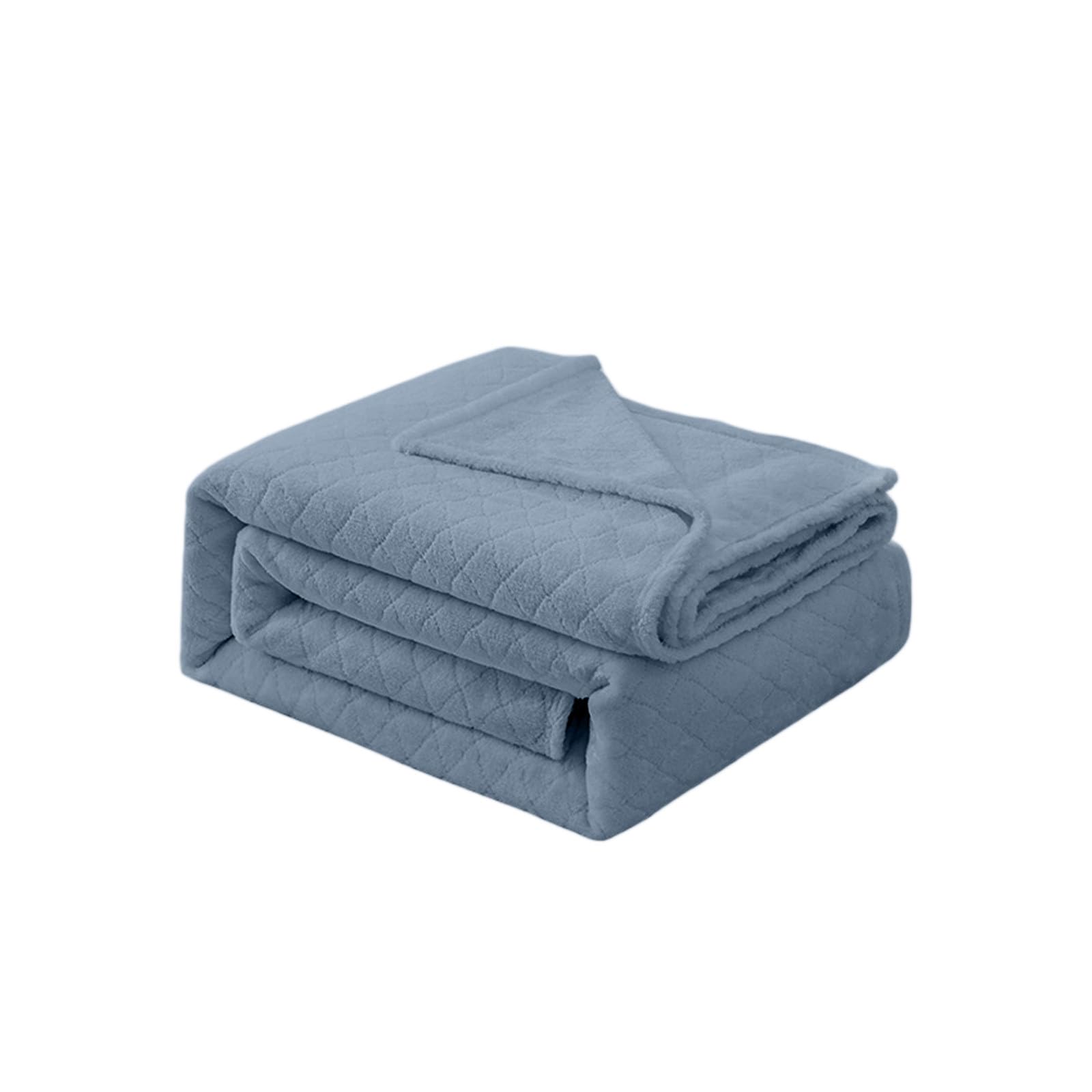 AMhomely Cooling Blanket for Adults with Arc-Chill | Double-Sided Summer Blanket for Night Sweats & Hot Sleepers | Breathable, Lightweight Cool Fibre Throw (07 Blue-70x100cm)