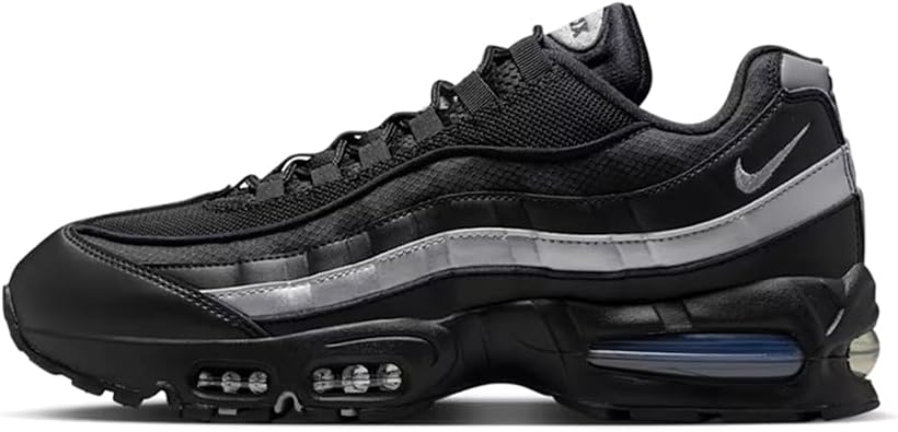 Air Max 95 OG Big Bubble Black White Metallic Silver | Mens Size 8 US