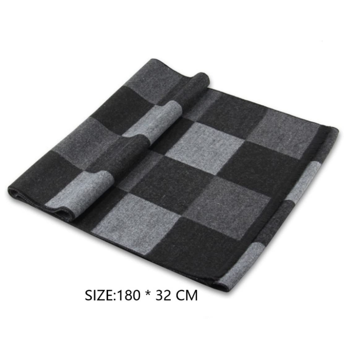 Sciarpa Scialle Sciarpa Da Uomo Calda Invernale Nappa Imitazione Classica Morbida Leggera Moda