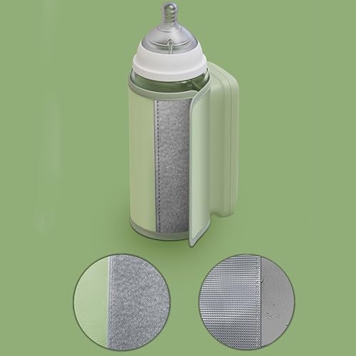 Miniatura 6 de Calentadores de biberones portátiles Calentador de biberones recargable por USB, calentador de biberones para viajes con pantalla digital, batería