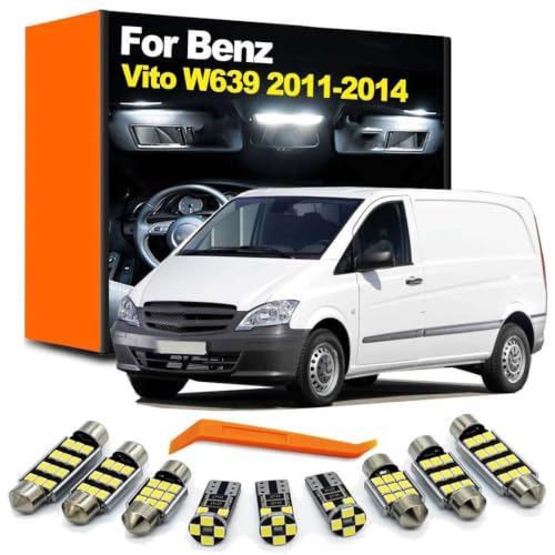 Luces LED de techo para Mercedes Benz Vito W639, ideales para camping y viajes