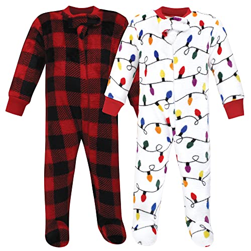 Image of Hudson Baby Baby Girls' Plush Sleep and Play