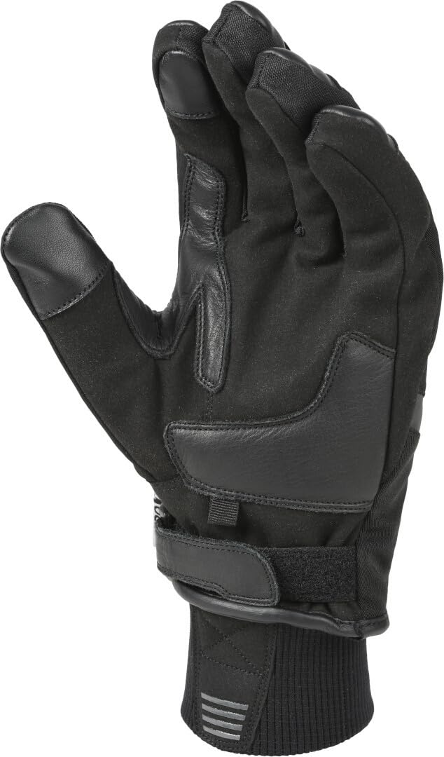 DIFI Alaska Aerotex wodoodporne zimowe rękawice motocyklowe, czarny, L