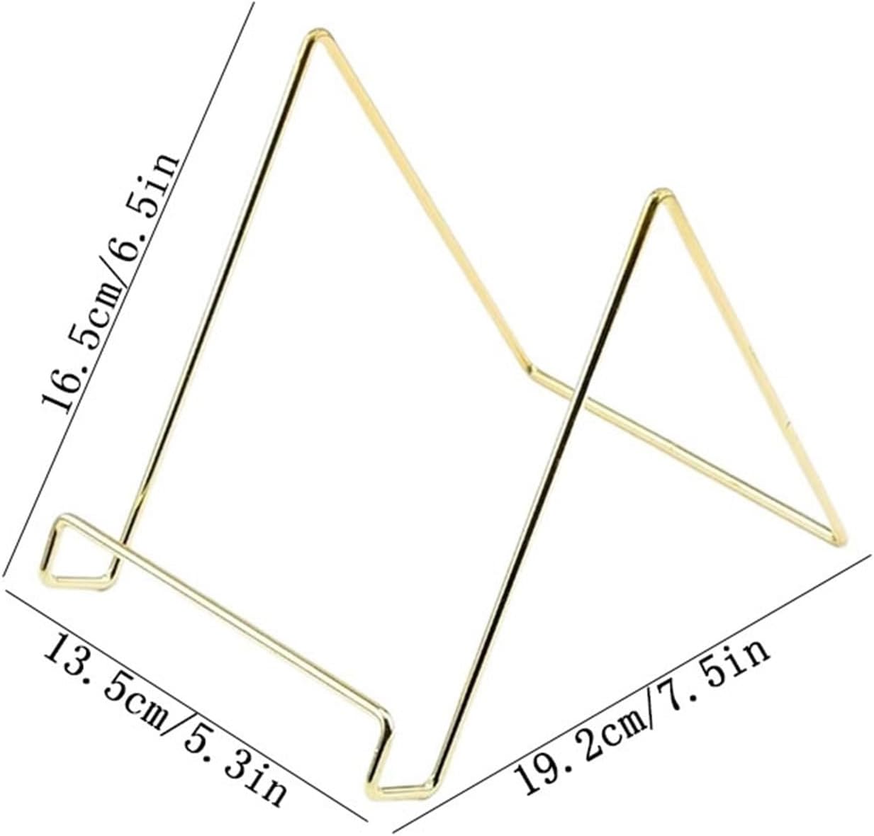 CD Storage Rack Tabletop Open Iron Vinyl Record Holder CD Albums Display Rack for Home Office Lounges