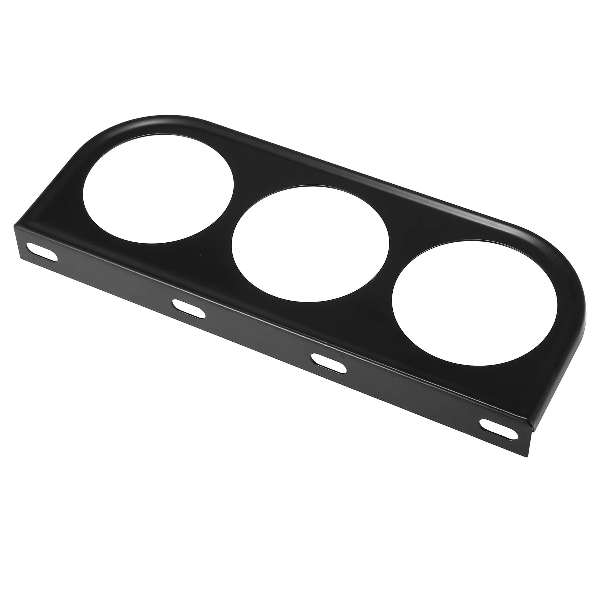 2" 52mm Dual Hole Car Dash Gauge Pod Mount Holder Black ABS Plastic