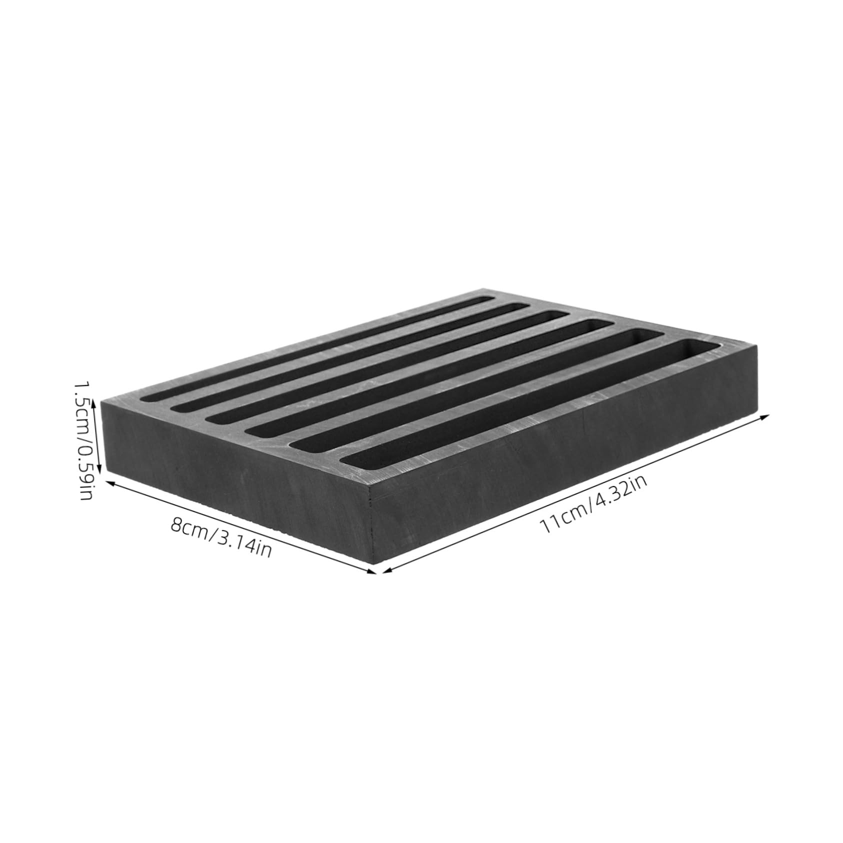 Graphit Gussform für Barren, Kleine Metallschmelze, Stabile Ausführung