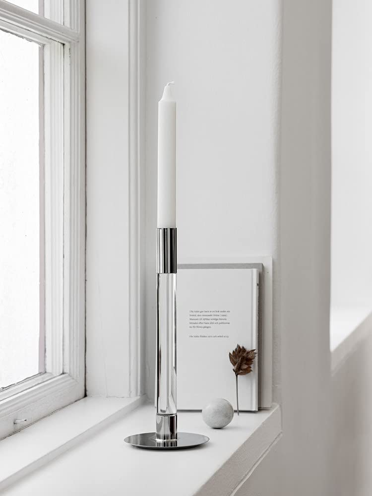 Orrefors Lumiere Kerzenständer, 25,4 cm, 2 Stück