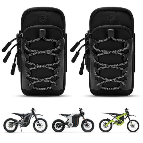 2 Pack Electric Dirt Bike Frame Bag Motorcycle Front Cover Storage Pouch Bag for E Dirtbike Yozma IN10/Tutti Soleil 01/Surron Light Bee/E Ride Pro S SS SR/Talaria MX3 MX4 MX5 Ebike Accessories