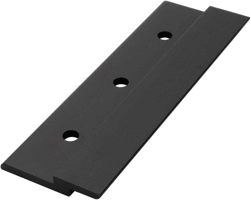 8pcs Black French Cleat 4 Inch Aluminum Z Hanger for Mounting Mirror Hanger, Picture Hanging with Screws Hardware