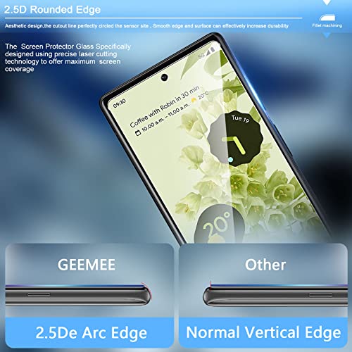 GEEMEE per Google Pixel 6 Pellicola Vetro