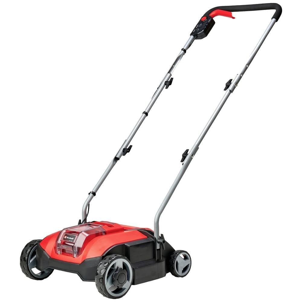 Einhell Power X-Change 18V Cordless Lawn Scarifier - Brushless Motor, 28cm Raking Width, 3 Working Depths, For Lawns And Gardens - GC-SC 18/28 Li Solo Lawn Rake (Battery Not Included)