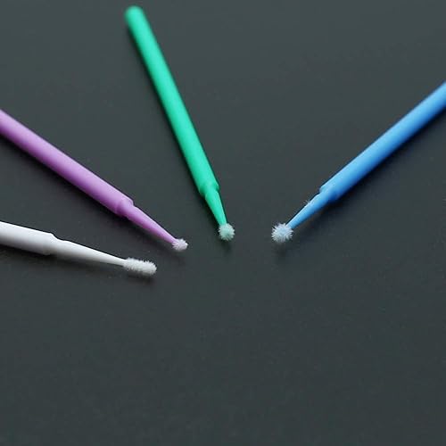 Miniatura 3 de Pinceles de pintura de retoque para reparación de virutas de pintura automotriz, microaplicadores desechables (1.5, 2.0, 2.0, 0.098 in, multi)-200