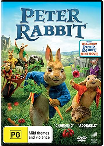 Peter Rabbit DVD | The 2018 Movie | NON-USA Format | Region 2 & 4 Import - Australia
