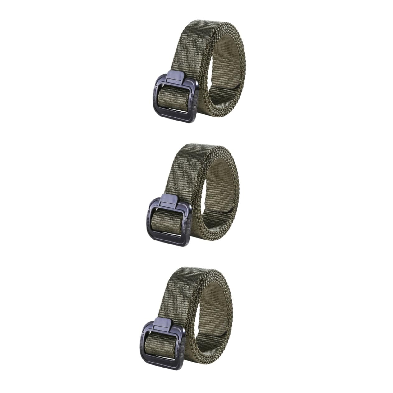TENDYCOCO 3pcs Belt Carabiner Strap Green