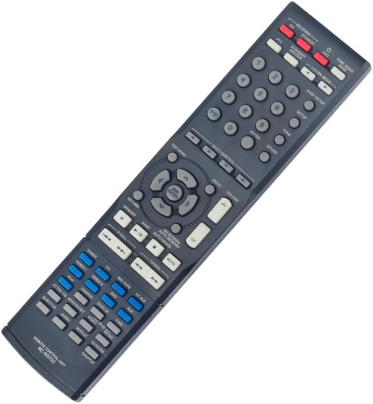 Replacement Remote Control Replace for TV/Audio/Projector RC-R0733 for Kemwood AV Receiver KRF-V7300D KRF-V8300D KRF-V9300D