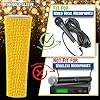 RhymKawa B58 Golden Mic Handle Sleeve Compatible with Shure Wired Microphone SM58LC, Beta 58a Cover Replacement, Rhinestones Shining on Tours & TV Shows (Mic Not Included) #1