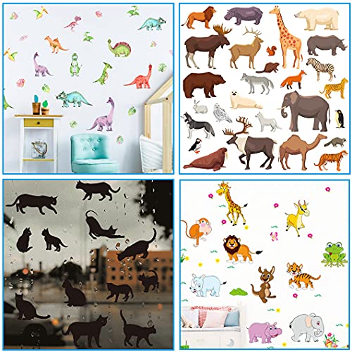Rolin Roly 16pcs Animal Painting Stencils Plastic Drawing Painting Templates Reusable Graphics Stencils Animals Stencils Pattern for Crafts DIY Walls Paper Card Home Decoration - Image 4