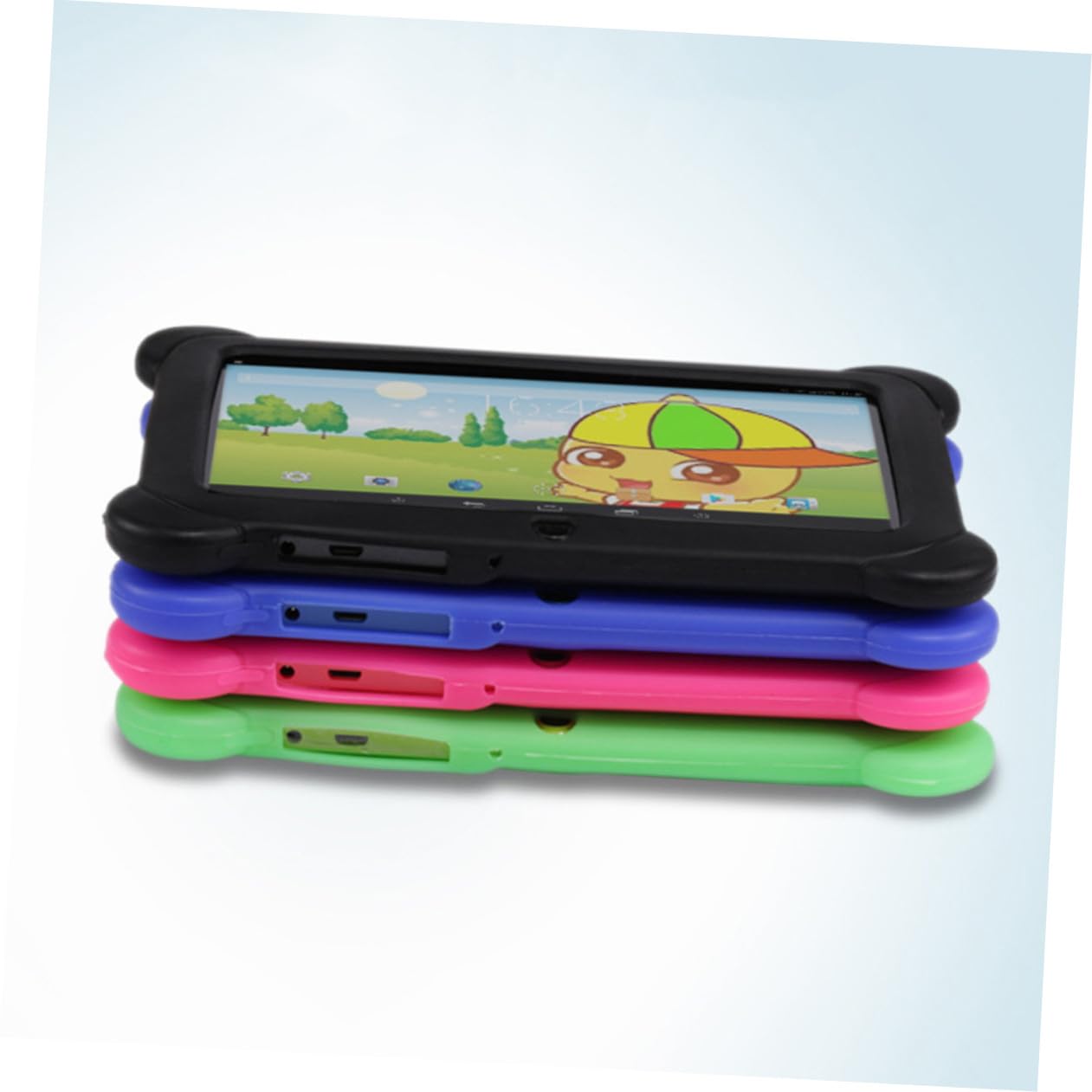 Uonlytech Tablet per Bambini 7 Pollici con 512m Ram e 8gb di Spazio di Archiviazione, Plastica Resistente, Batteria 2100mah, per Studio e Gioco per Bambini da 1 a 11 Anni