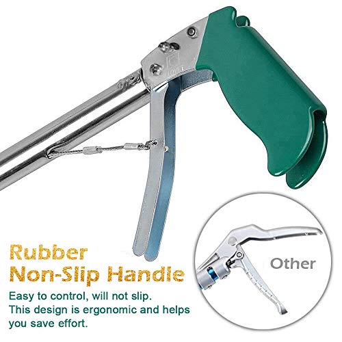 Ic Iclover Snake Tongs, Upgrade 60 Inch Extra Long Snake Grabber Professional Heavy Duty Reptile Rattle Snake Catcher Wide Jaw Handling Tool With Lock, Non-Slip Grip Handle #TOP4