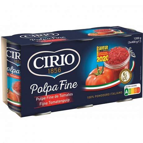 CIRIO - Pulpe De Tomates Fine 1200G - Lot De 4 - livraison offerte