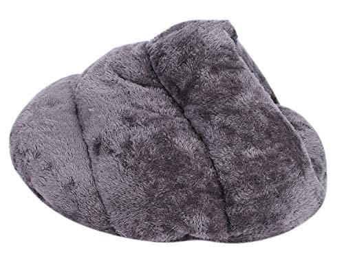 ITODA Hundebett Kleine Hund Hundehütte Plüsch Hundekissen Haustier Schlafsack Katze Welpe Hundehöhle Abwaschbar Katzenhöhle Weich Katzenbett Verdickt Schlafplatz für Zuhause Hundehaus Katzenhaus