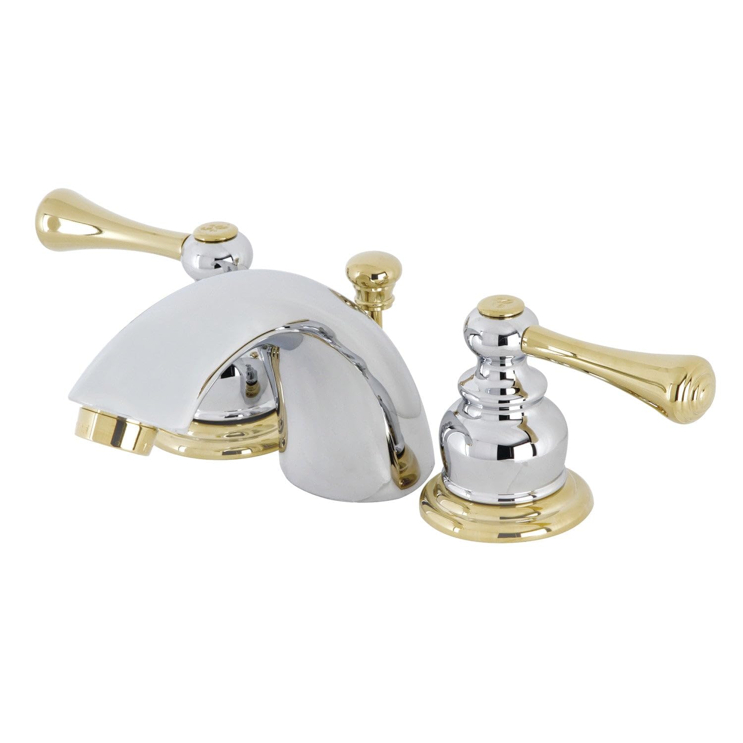 Kingston Brass KB944BL Vintage Mini-Widespread Bathroom Faucet, 4.5 x 3.5 x 2.06, Chrome